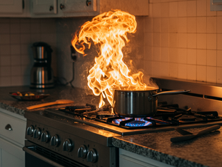 Oheň pod lupou: Stačí minúta nepozornosti. Čo robiť, keď olej vzbĺkne?