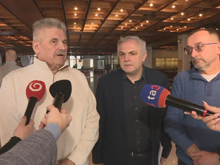 Tlačová beseda po rokovaní zástupcov koalície