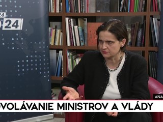 Analýzy 24: Je to hrubé pošliapavanie právneho štátu, hovorí k odvolávaniam Kolíková
