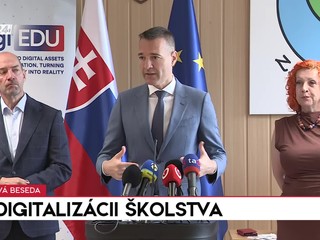 Tlačová beseda o digitalizácii školstva