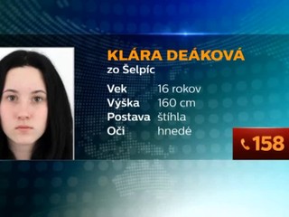 Polícia prosí o pomoc. Tínedžerku hľadajú už niekoľko dní