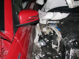 Reťazová nehoda pri Šoporni. Zrazilo sa 11 áut