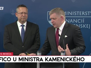 Tlačová beseda: Robert Fico na ministerstve financií