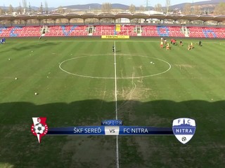 ZOSTRIH: ŠKF Sereď - FC Nitra 2:1