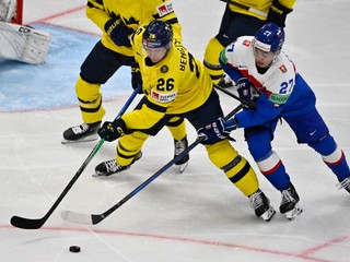 Debakel Slovákov: Švédi im nastrieľali päť gólov