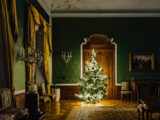 Vianočná rozprávka v Prezidentskom paláci: Stromček má takmer každá miestnosť