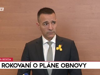 Tlačová beseda ministra Druckera po rokovaní o Pláne obnovy