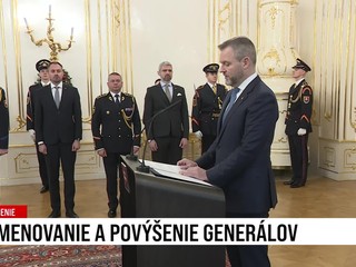 Vyhlásenie prezidenta Petra Pellegriniho pri príležitosti vymenovania a povýšenia generálov