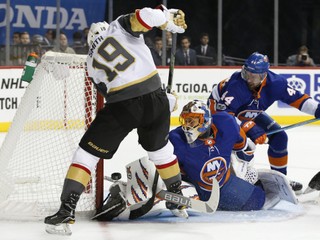 Noc Slovákov v NHL: Halák vychytal víťazstvo, Chára sa pobil