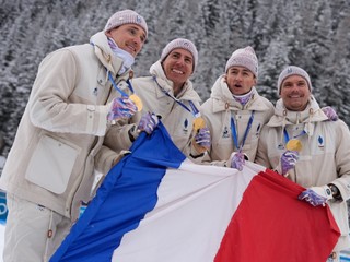 Zlatá radosť pre francúzske biatlonové kvarteto, Česko šieste