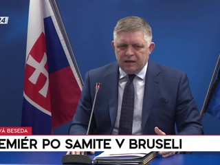 Tlačová beseda premiéra Roberta Fica po samite v Bruseli