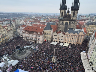 Na podporu Pavla sa ľudia stretli na Staromestskom námestí. Organizátori chcú ešte väčšiu manifestáciu