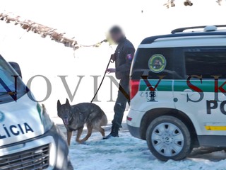 Policajti prehľadávajú Čertovicu. Má tam byť ukryté telo rozštvrtenej ženy