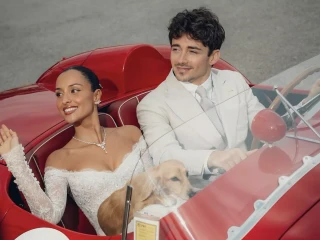 Prvé zábery zo svadby Charlesa LECLERCA