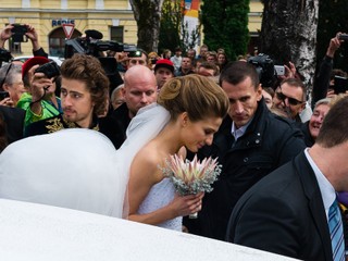 Mediálna hodnota Saganovej svadby bola 638 000 eur