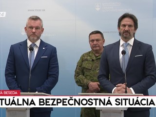 Tlačová beseda prezidenta Pellegriniho k aktuálnej bezpečnostnej situácii