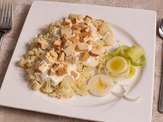 Karfiolové halušky