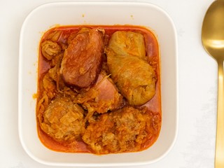 Plnené kapustové listy