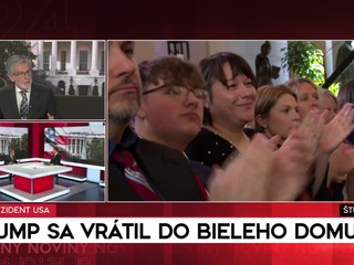 Štúdio 24: Trump sa vrátil do Bieleho domu