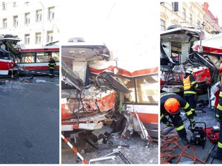 V Brne sa zrazila električka s trolejbusom. Na mieste je minimálne 40 zranených