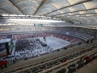 Národný štadión premenia na poľnú nemocnicu