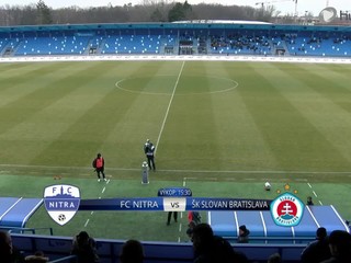 Duel FC Nitra - ŠK Slovan Bratislava rozhodol jediný gól