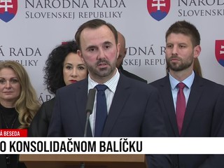 Tlačová beseda Progresívneho Slovenska o konsolidačnom balíčku