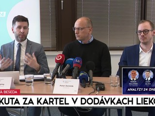 Tlačová beseda protimonopolného úradu k pokute za kartel v dodávaní liekov