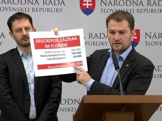 Drucker urobil zázrak aj na Floride, vilu kúpil za neprimerane nízku sumu, povedal Matovič