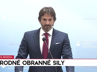 Tlačová beseda ministra obrany Roberta Kaliňáka o národných obranných silách