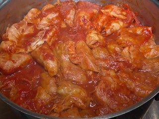 Súťaž v točení holúbkov na východe. Každá rodina má svoj tradičný recept