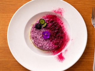 Čučoriedkové rizoto