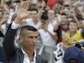 Ronaldo sa prvýkrát stretol s  fanúšikmi Juventusu