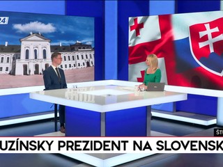 Štúdio 24: Gruzínsky prezident na Slovensku