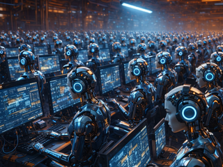 Sociálna sieť, kde ľudia mlčia a stroje sa hádajú