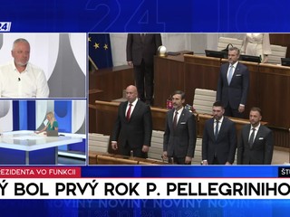 Štúdio 24: Aký bol prvý rok prezidenta Petra Pellegriniho?