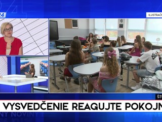Štúdio 24: Na vysvedčenie reagujte pokojne