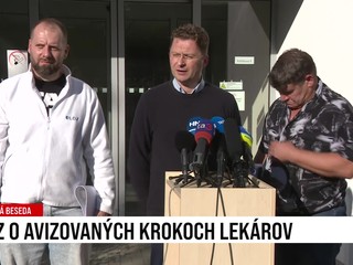 Tlačová beseda Lekárskeho odborového združenia o výpovediach