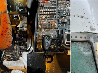 Do lietadla narazil neznámy objekt. Zranený pilot musel núdzovo pristáť