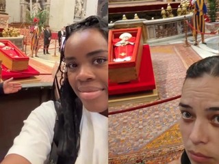 Robia si selfie s mŕtvym pápežom, ignorujú aj upozornenia ochranky