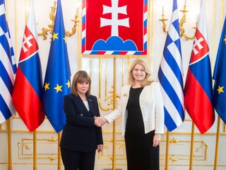 Na Slovensko zavítala grécka prezidentka. So Zuzanou Čaputovou hovorili o súčasných výzvach
