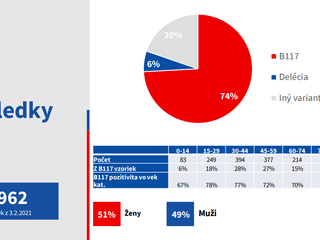 Ako veľmi u nás prevláda britská mutácia vírusu? Situácia je kritická, mutácia je smrtnejšia