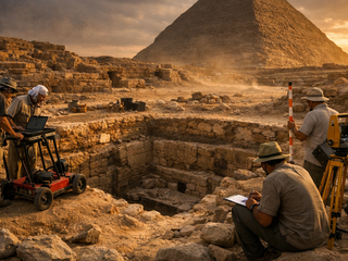 V Gíze objavili skrytú štruktúru. Vedci skúmajú, čo znamená