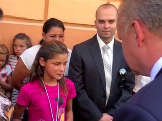 Andrej Kiska sa stretol s bežkyňou Annamáriou. Poprial jej veľa úspechov