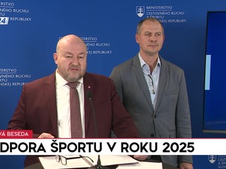 Tlačová beseda ministra športu Huliaka o podpore športu v roku 2025