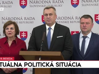 Tlačová beseda Andreja Danka o aktuálne politickej situácii