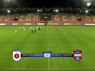 ZOSTRIH: MFK Ružomberok - FC ViOn Zlaté Moravce 2:1