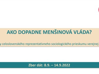 Exkluzívny prieskum skupiny AKO pre TV JOJ: Budú predčasné voľby?