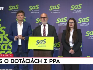 Tlačová beseda SaS o dotáciách z PPA a o ministrovi Takáčovi