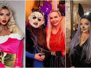 Známe Slovenky si Halloween poriadne užili: Ktorá z nich mala najoriginálnejší kostým?